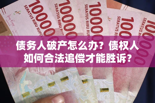 济南债务人破产怎么办？债权人如何合法追偿才能胜诉？