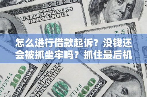 济南怎么进行借款起诉？没钱还会被抓坐牢吗？抓住最后机会！