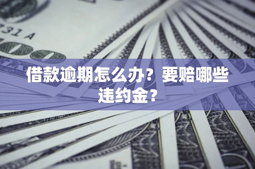 济南借款逾期怎么办？要赔哪些违约金？