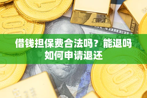 济南借钱担保费合法吗？能退吗如何申请退还